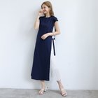 【ミニミニストア/miniministore】のワンピース サイドプリーツ ロング 夏 人気、トレンドファッション・服の通販 founy(ファニー) ファッション Fashion レディースファッション WOMEN ワンピース Dress S/S・春夏 Ss・Spring/Summer シンプル Simple プリーツ Pleats ロング Long エレガント 上品 Elegant 半袖 Short Sleeve 夏 Summer 春 Spring ビジネス 仕事 通勤 Business thumbnail ネイビー|ID: prp329100004087861 ipo3291000000028864685