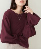 【ナチュラルクチュール/natural couture】の2WAYスカラップブラウス 人気、トレンドファッション・服の通販 founy(ファニー) ファッション Fashion レディースファッション WOMEN トップス・カットソー Tops/Tshirt シャツ/ブラウス Shirts/Blouses インナー Inner キャミワンピース Cami Dress サロペット Overalls シャーリング Shirring スカラップ Scalloped フェミニン Feminine ボトム Bottom おすすめ Recommend 2024年 2024 2024-2025秋冬・A/W Aw/Autumn/Winter/Fw/Fall/2024-2025 thumbnail ボルドー|ID: prp329100004089065 ipo3291000000028903771