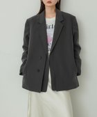 【センスオブプレイス/SENSE OF PLACE by URBAN RESEARCH】の2WAYルーズテーラードジャケット 人気、トレンドファッション・服の通販 founy(ファニー) ファッション Fashion レディースファッション WOMEN アウター Coat Outerwear ジャケット Jackets テーラードジャケット Tailored Jackets 2024年 2024 2024-2025秋冬・A/W Aw/Autumn/Winter/Fw/Fall/2024-2025 A/W・秋冬 Aw・Autumn/Winter・Fw・Fall-Winter 冬 Winter インナー Inner スタイリッシュ Stylish トレンド Trend 今季 This Season thumbnail GRAY|ID: prp329100004090242 ipo3291000000028628827