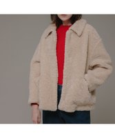 【サニーレーベル/Sonny Label / URBAN RESEARCH】のプードルボアエリツキブルゾン 人気、トレンドファッション・服の通販 founy(ファニー) ファッション Fashion レディースファッション WOMEN アウター Coat Outerwear ブルゾン Blouson/Jackets 2024年 2024 2024-2025秋冬・A/W Aw/Autumn/Winter/Fw/Fall/2024-2025 A/W・秋冬 Aw・Autumn/Winter・Fw・Fall-Winter 冬 Winter おすすめ Recommend ショート Short シンプル Simple デニム Denim トレンド Trend バランス Balance ブルゾン Blouson エレガント 上品 Elegant |ID:prp329100004090255