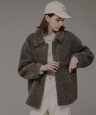 【サニーレーベル/Sonny Label / URBAN RESEARCH】のプードルボアエリツキブルゾン 人気、トレンドファッション・服の通販 founy(ファニー) ファッション Fashion レディースファッション WOMEN アウター Coat Outerwear ブルゾン Blouson/Jackets 2024年 2024 2024-2025秋冬・A/W Aw/Autumn/Winter/Fw/Fall/2024-2025 A/W・秋冬 Aw・Autumn/Winter・Fw・Fall-Winter 冬 Winter おすすめ Recommend ショート Short シンプル Simple デニム Denim トレンド Trend バランス Balance ブルゾン Blouson エレガント 上品 Elegant thumbnail グレー|ID: prp329100004090255 ipo3291000000029450701