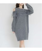 【ノエラ/Noela】のチュールミニワンピース 人気、トレンドファッション・服の通販 founy(ファニー) ファッション Fashion レディースファッション WOMEN ワンピース Dress トレンド Trend ポケット Pocket エレガント 上品 Elegant thumbnail グレー|ID: prp329100004091341 ipo3291000000028843405