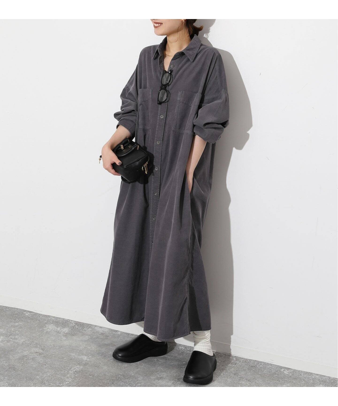 【スローブ イエナ/SLOBE IENA】のコールシャツワンピース 人気、トレンドファッション・服の通販 founy(ファニー) 　ファッション　Fashion　レディースファッション　WOMEN　ワンピース　Dress　シャツワンピース　Shirt Dresses　2024年　2024　2024-2025秋冬・A/W　Aw/Autumn/Winter/Fw/Fall/2024-2025　コーデュロイ　Corduroy　シューズ　Shoes　シンプル　Simple　トレンド　Trend　ビンテージ　Vintage　ポケット　Pocket　 other-1|ID: prp329100004091356 ipo3291000000028584786