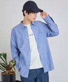 【グローバルワーク/GLOBAL WORK / MEN】のサラサマレギュラーカラーシャツ/116328 人気、トレンドファッション・服の通販 founy(ファニー) ファッション Fashion メンズファッション MEN おすすめ Recommend インナー Inner リラックス Relax エレガント 上品 Elegant thumbnail ブルーピンスト85|ID: prp329100004091578 ipo3291000000028545628