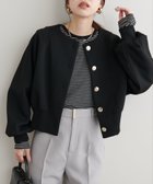 【ナチュラルクチュール/natural couture】の金釦ノーカラーダンボールブルゾン 人気、トレンドファッション・服の通販 founy(ファニー) ファッション Fashion レディースファッション WOMEN アウター Coat Outerwear ブルゾン Blouson/Jackets 2024年 2024 2024-2025秋冬・A/W Aw/Autumn/Winter/Fw/Fall/2024-2025 インナー Inner スラックス Slacks デニム Denim バランス Balance ブルゾン Blouson ポケット Pocket マーメイド Mermaid ミドル Middle エレガント 上品 Elegant thumbnail ブラック|ID: prp329100004091655 ipo3291000000028677771