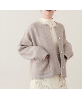 【ナチュラルクチュール/natural couture】のFOX混プレーティングニットジャケット 人気、トレンドファッション・服の通販 founy(ファニー) ファッション Fashion レディースファッション WOMEN アウター Coat Outerwear ジャケット Jackets アクセサリー Accessories カーディガン Cardigan ショート Short シルバー Silver シンプル Simple スラックス Slacks ダブル Double デニム Denim フェイス Face フェミニン Feminine ミドル Middle 2024年 2024 エレガント 上品 Elegant 2024-2025秋冬・A/W Aw/Autumn/Winter/Fw/Fall/2024-2025 |ID:prp329100004091666