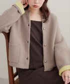 【ナチュラルクチュール/natural couture】のFOX混プレーティングニットジャケット 人気、トレンドファッション・服の通販 founy(ファニー) ファッション Fashion レディースファッション WOMEN アウター Coat Outerwear ジャケット Jackets アクセサリー Accessories カーディガン Cardigan ショート Short シルバー Silver シンプル Simple スラックス Slacks ダブル Double デニム Denim フェイス Face フェミニン Feminine ミドル Middle 2024年 2024 エレガント 上品 Elegant 2024-2025秋冬・A/W Aw/Autumn/Winter/Fw/Fall/2024-2025 thumbnail モカ|ID: prp329100004091666 ipo3291000000029199549