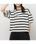 【ニコアンド/niko and】のバックステッチベーシックTシャツ 人気、トレンドファッション・服の通販 founy(ファニー) ファッション Fashion レディースファッション WOMEN トップス・カットソー Tops/Tshirt シャツ/ブラウス Shirts/Blouses ロング / Tシャツ T-Shirts バッグ Bag おすすめ Recommend インナー Inner シンプル Simple デニム Denim ベスト Vest ボーダー Border ワイド Wide 夏 Summer 無地 Plain Color thumbnail モノトーンボーダー10|ID: prp329100004091947 ipo3291000000028547742