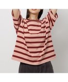 【ニコアンド/niko and】のバックステッチベーシックTシャツ 人気、トレンドファッション・服の通販 founy(ファニー) ファッション Fashion レディースファッション WOMEN トップス・カットソー Tops/Tshirt シャツ/ブラウス Shirts/Blouses ロング / Tシャツ T-Shirts バッグ Bag おすすめ Recommend インナー Inner シンプル Simple デニム Denim ベスト Vest ボーダー Border ワイド Wide 夏 Summer 無地 Plain Color thumbnail ピンクボーダー20|ID: prp329100004091947 ipo3291000000028547745