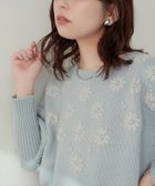 【ナチュラルクチュール/natural couture】の【WEB限定】お花刺繍ニット 人気、トレンドファッション・服の通販 founy(ファニー) ファッション Fashion レディースファッション WOMEN トップス・カットソー Tops/Tshirt ニット Knit Tops 2024年 2024 2024-2025秋冬・A/W Aw/Autumn/Winter/Fw/Fall/2024-2025 おすすめ Recommend シンプル Simple フラワー Flower ポケット Pocket thumbnail サックスブルー|ID: prp329100004092015 ipo3291000000028624492