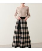 【ナチュラルクチュール/natural couture】の【Web限定】チェックジャガード2WAYニットワンピース ベージュ|ID: prp329100004092289 ipo3291000000028686664