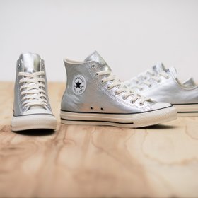 【コンバース/CONVERSE】の【CONVERSE 公式】LEATHER ALL STAR HI/【コンバース 公式】レザー オールスター HI ハイカット 人気、トレンドファッション・服の通販 founy(ファニー) ファッション Fashion レディースファッション WOMEN シルバー Silver シンプル Simple エレガント 上品 Elegant |ID:prp329100004092755