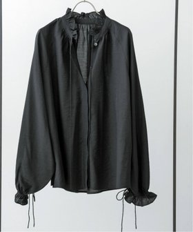 【スピック&スパン/Spick & Span】のハイブリットフリルリボンブラウス 人気、トレンドファッション・服の通販 founy(ファニー) ファッション Fashion レディースファッション WOMEN トップス・カットソー Tops/Tshirt シャツ/ブラウス Shirts/Blouses ギャザー Gather スタンド Stand ドレープ Drape フリル Frills リボン Ribbon |ID:prp329100004092803