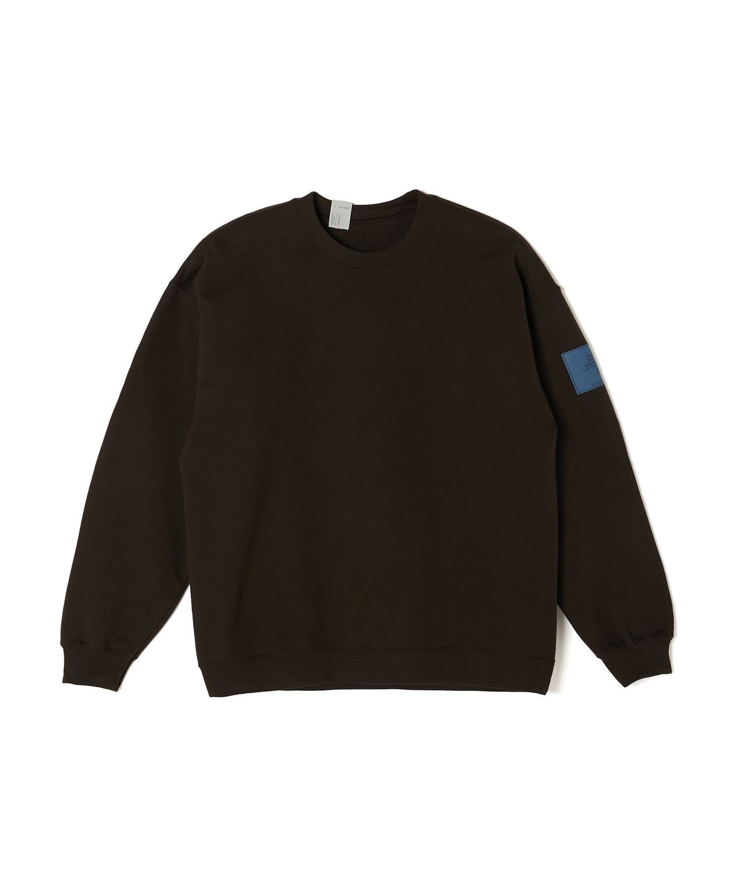 【エヌ.ハリウッド/N.HOOLYWOOD / MEN】のCREWNECK SWEARTSHIRT インテリア・キッズ・メンズ・レディースファッション・服の通販 founy(ファニー) 　ファッション　Fashion　メンズファッション　MEN　トップス・カットソー　Tops/Tshirt/Men　シャツ　Shirts　コレクション　Collection　ショルダー　Shoulder　スリーブ　Sleeve　ドロップ　Drop　ボックス　Box　ミリタリー　Military　BROWN|ID: prp329100004092894 ipo3291000000028305287