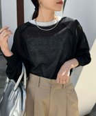 【チャオパニックティピー/CIAOPANIC TYPY】の配色ボリュームラメニットシアーTee 人気、トレンドファッション・服の通販 founy(ファニー) ファッション Fashion レディースファッション WOMEN トップス・カットソー Tops/Tshirt ニット Knit Tops インナー Inner キャミワンピース Cami Dress サロペット Overalls シアー Sheer シンプル Simple デニム Denim トレンド Trend 定番 Standard ボトム Bottom ルーズ Loose ワイド Wide 再入荷 Restock/Back In Stock/Re Arrival おすすめ Recommend thumbnail ブラック|ID: prp329100004093341 ipo3291000000028460299