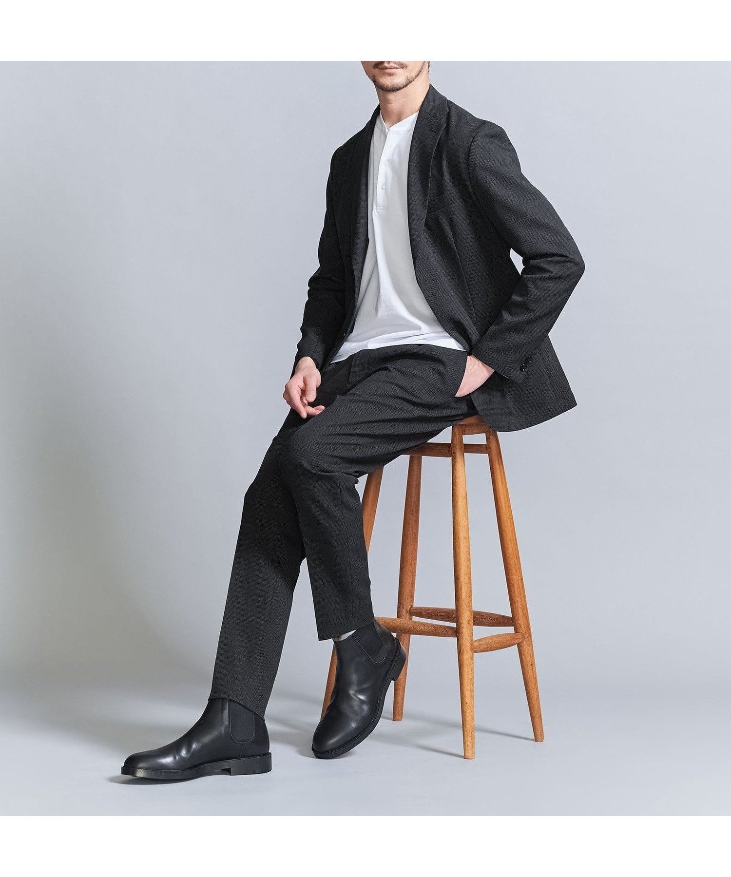 【ビューティ&ユース ユナイテッドアローズ/BEAUTY&YOUTH / UNITED ARROWS / MEN】の【WEB限定 WARDROBE SMART】LANATEC セットアップ/背抜きジャケット イージーパンツ 人気、トレンドファッション・服の通販 founy(ファニー) 　ファッション　Fashion　メンズファッション　Fashion for Men　ボトムス　Bottoms　インナー　Innerwear　ウォッシャブル　Machine Washable　秋　Autumn　コイン　Coin, Coin Design　シェイプ　Shape, Slim Fit　ショルダー　Shoulder, Shoulder Strap　ジャケット　Jacket, Outerwear　スマート　Smart, Elegant　セットアップ　Set-Up, Coordinated Outfit　チェック　Check, Plaid, Tartan　バランス　Balance, Style Balance　ファブリック　Fabric, Textile　フィット　Fit, Slim Fit　フラップ　Flap, Flap Pocket　プリーツ　Pleats, Pleated　ポケット　Pocket, Pocket Detail　ミドル　Middle Length, Mid Height　無地　Plain, Solid Color　冬　Winter / This Winter　おすすめ　Recommended / Our Picks　エレガント 上品　Elegant　入学式　Entrance Ceremony　卒業式　Graduation Ceremony　 other-1|ID: prp329100004093387 ipo3291000000034684113
