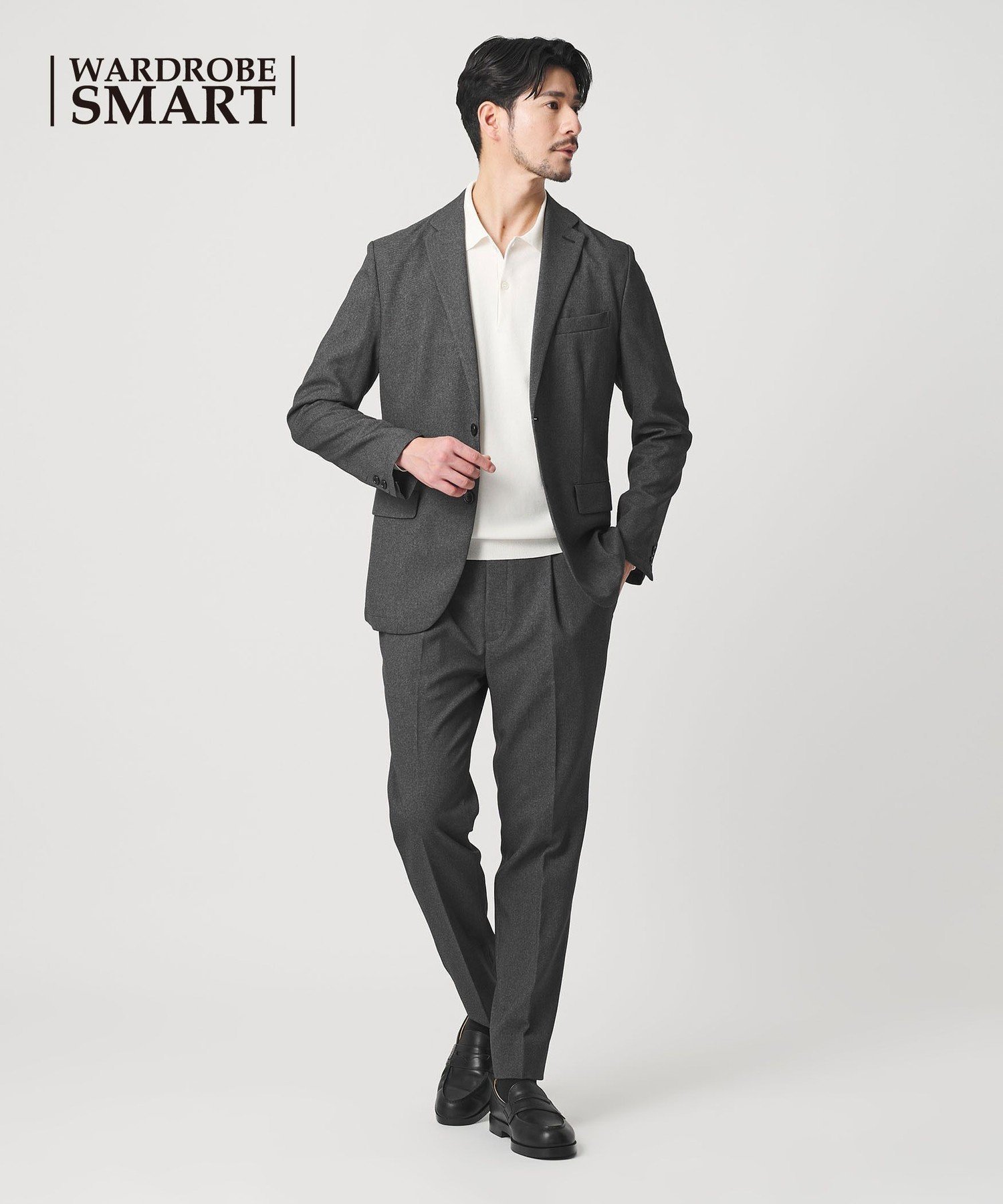 【ビューティ&ユース ユナイテッドアローズ/BEAUTY&YOUTH / UNITED ARROWS / MEN】の【WEB限定 WARDROBE SMART】LANATEC セットアップ/背抜きジャケット イージーパンツ インテリア・キッズ・メンズ・レディースファッション・服の通販 founy(ファニー) 　ファッション　Fashion　メンズファッション　Fashion for Men　ボトムス　Bottoms　インナー　Innerwear　ウォッシャブル　Machine Washable　秋　Autumn　コイン　Coin, Coin Design　シェイプ　Shape, Slim Fit　ショルダー　Shoulder, Shoulder Strap　ジャケット　Jacket, Outerwear　スマート　Smart, Elegant　セットアップ　Set-Up, Coordinated Outfit　チェック　Check, Plaid, Tartan　バランス　Balance, Style Balance　ファブリック　Fabric, Textile　フィット　Fit, Slim Fit　フラップ　Flap, Flap Pocket　プリーツ　Pleats, Pleated　ポケット　Pocket, Pocket Detail　ミドル　Middle Length, Mid Height　無地　Plain, Solid Color　冬　Winter / This Winter　おすすめ　Recommended / Our Picks　エレガント 上品　Elegant　入学式　Entrance Ceremony　卒業式　Graduation Ceremony　MD.GRAY|ID: prp329100004093387 ipo3291000000034684116