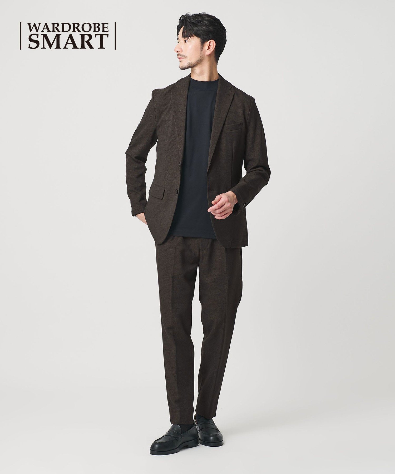 【ビューティ&ユース ユナイテッドアローズ/BEAUTY&YOUTH / UNITED ARROWS / MEN】の【WEB限定 WARDROBE SMART】LANATEC セットアップ/背抜きジャケット イージーパンツ インテリア・キッズ・メンズ・レディースファッション・服の通販 founy(ファニー) 　ファッション　Fashion　メンズファッション　Fashion for Men　ボトムス　Bottoms　インナー　Innerwear　ウォッシャブル　Machine Washable　秋　Autumn　コイン　Coin, Coin Design　シェイプ　Shape, Slim Fit　ショルダー　Shoulder, Shoulder Strap　ジャケット　Jacket, Outerwear　スマート　Smart, Elegant　セットアップ　Set-Up, Coordinated Outfit　チェック　Check, Plaid, Tartan　バランス　Balance, Style Balance　ファブリック　Fabric, Textile　フィット　Fit, Slim Fit　フラップ　Flap, Flap Pocket　プリーツ　Pleats, Pleated　ポケット　Pocket, Pocket Detail　ミドル　Middle Length, Mid Height　無地　Plain, Solid Color　冬　Winter / This Winter　おすすめ　Recommended / Our Picks　エレガント 上品　Elegant　入学式　Entrance Ceremony　卒業式　Graduation Ceremony　DK.BROWN|ID: prp329100004093387 ipo3291000000034684117
