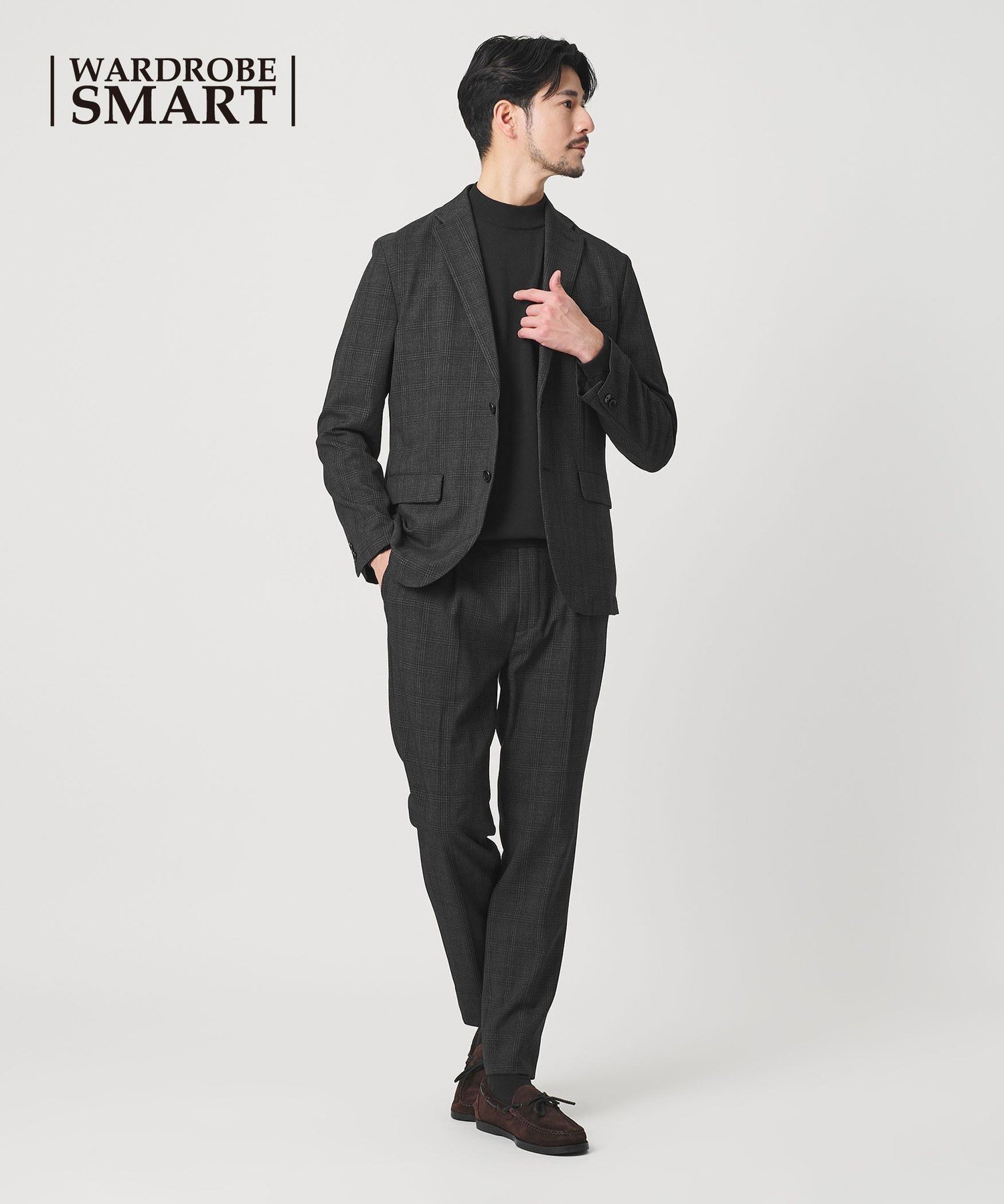 【ビューティ&ユース ユナイテッドアローズ/BEAUTY&YOUTH / UNITED ARROWS / MEN】の【WEB限定 WARDROBE SMART】LANATEC セットアップ/背抜きジャケット イージーパンツ インテリア・キッズ・メンズ・レディースファッション・服の通販 founy(ファニー) 　ファッション　Fashion　メンズファッション　Fashion for Men　ボトムス　Bottoms　インナー　Innerwear　ウォッシャブル　Machine Washable　秋　Autumn　コイン　Coin, Coin Design　シェイプ　Shape, Slim Fit　ショルダー　Shoulder, Shoulder Strap　ジャケット　Jacket, Outerwear　スマート　Smart, Elegant　セットアップ　Set-Up, Coordinated Outfit　チェック　Check, Plaid, Tartan　バランス　Balance, Style Balance　ファブリック　Fabric, Textile　フィット　Fit, Slim Fit　フラップ　Flap, Flap Pocket　プリーツ　Pleats, Pleated　ポケット　Pocket, Pocket Detail　ミドル　Middle Length, Mid Height　無地　Plain, Solid Color　冬　Winter / This Winter　おすすめ　Recommended / Our Picks　エレガント 上品　Elegant　入学式　Entrance Ceremony　卒業式　Graduation Ceremony　その他2|ID: prp329100004093387 ipo3291000000034684120
