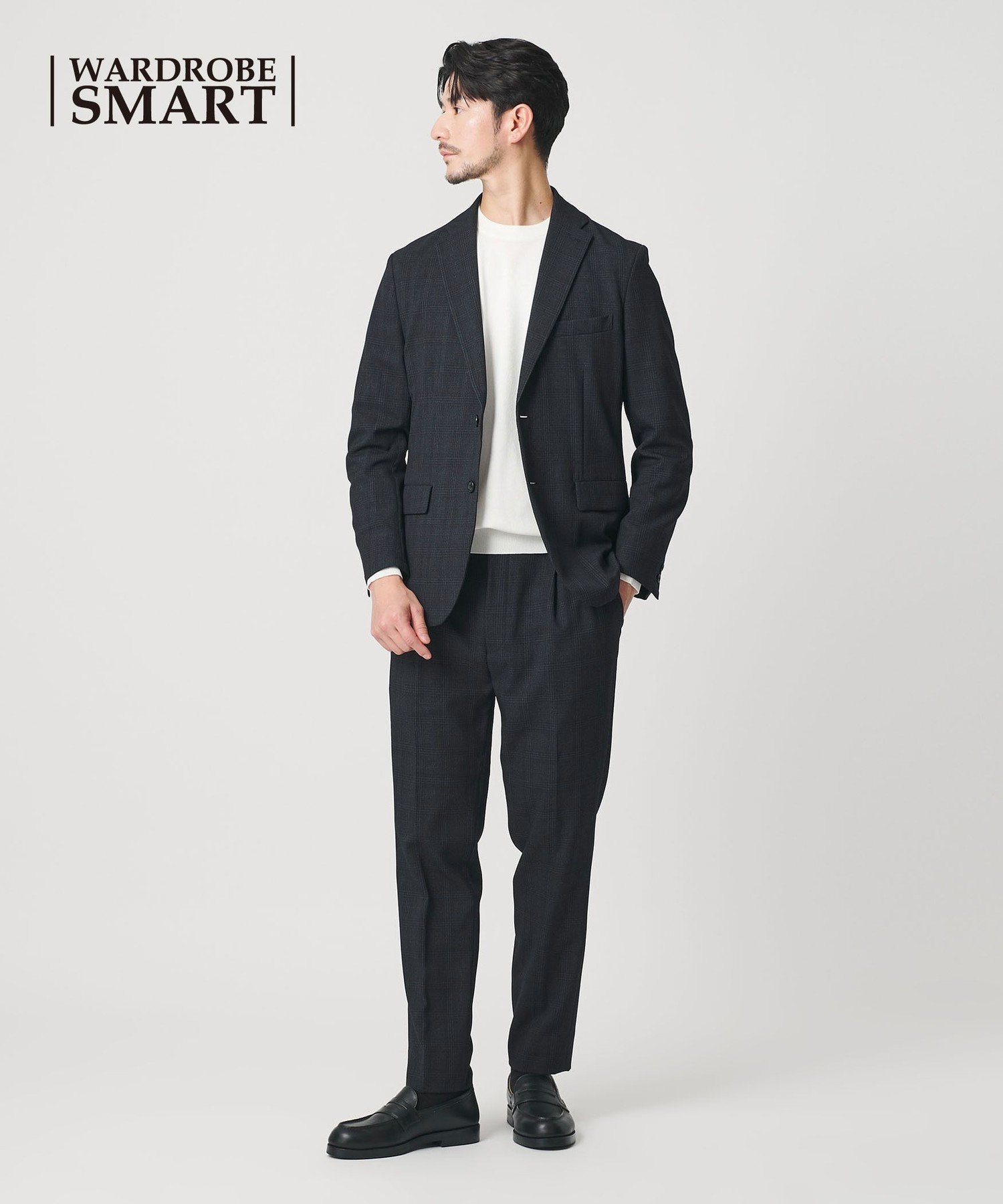 【ビューティ&ユース ユナイテッドアローズ/BEAUTY&YOUTH / UNITED ARROWS / MEN】の【WEB限定 WARDROBE SMART】LANATEC セットアップ/背抜きジャケット イージーパンツ インテリア・キッズ・メンズ・レディースファッション・服の通販 founy(ファニー) 　ファッション　Fashion　メンズファッション　Fashion for Men　ボトムス　Bottoms　インナー　Innerwear　ウォッシャブル　Machine Washable　秋　Autumn　コイン　Coin, Coin Design　シェイプ　Shape, Slim Fit　ショルダー　Shoulder, Shoulder Strap　ジャケット　Jacket, Outerwear　スマート　Smart, Elegant　セットアップ　Set-Up, Coordinated Outfit　チェック　Check, Plaid, Tartan　バランス　Balance, Style Balance　ファブリック　Fabric, Textile　フィット　Fit, Slim Fit　フラップ　Flap, Flap Pocket　プリーツ　Pleats, Pleated　ポケット　Pocket, Pocket Detail　ミドル　Middle Length, Mid Height　無地　Plain, Solid Color　冬　Winter / This Winter　おすすめ　Recommended / Our Picks　エレガント 上品　Elegant　入学式　Entrance Ceremony　卒業式　Graduation Ceremony　その他3|ID: prp329100004093387 ipo3291000000034684121