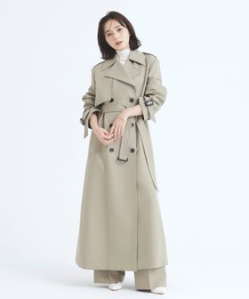 【アニュアンス/anuans】のウールギャバジントレンチコート 人気、トレンドファッション・服の通販 founy(ファニー) ファッション Fashion レディースファッション WOMEN アウター Coat Outerwear コート Coats トレンチコート Trench Coats クラシカル Classical クラシック Classic コンパクト Compact 抗菌 Antibacterial スーツ Suit ツイル Twill フォルム Form マニッシュ Mannish リラックス Relax おすすめ Recommend エレガント 上品 Elegant |ID:prp329100004094376