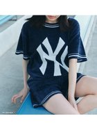 【スナイデル ホーム/SNIDEL HOME】の【MLB】ニットプルオーバー 人気、トレンドファッション・服の通販 founy(ファニー) ファッション Fashion レディースファッション WOMEN トップス・カットソー Tops/Tshirt ニット Knit Tops プルオーバー Pullover アメリカン American 春 Spring 秋 Autumn/Fall キャップ Cap コレクション Collection ショート Short ジャカード Jacquard スペシャル Special スポーティ Sporty トレンド Trend ニューヨーク New York 人気 Popularity メンズ Mens お家時間・ステイホーム Home Time/Stay Home thumbnail NVY[089]|ID: prp329100004094549 ipo3291000000028519691