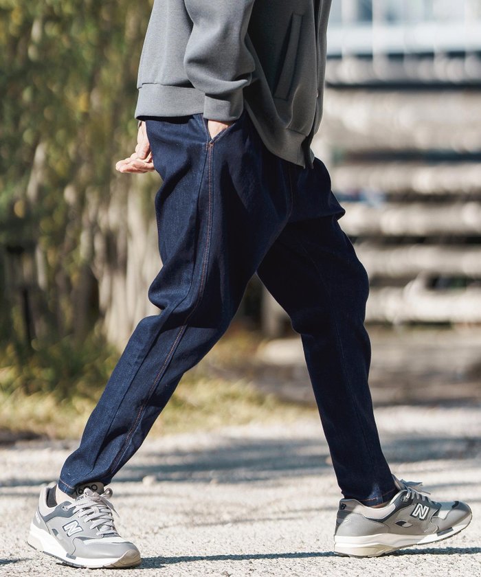 【その他のブランド/Other】のmp11914- Stitch Color Sarrouel Tapered Denim Pants デニムパンツ インテリア・キッズ・メンズ・レディースファッション・服の通販 founy(ファニー) https://founy.com/ ファッション Fashion メンズファッション MEN ボトムス Bottoms/Men デニムパンツ Denim Pants シェイプ Shape ストレッチ Stretch テーパード Tapered デニム Denim ワイド Wide |ID: prp329100004094560 ipo3291000000028564647