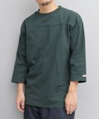 【エーエムエス/A.M.S】のGoodwear ロンT 七分袖Tシャツ 切替 USAコットン シンプル 無地 ダークグリーン|ID: prp329100004094968 ipo3291000000028883385