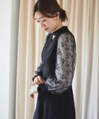 【ルクールブラン/le.coeur blanc】のスリーブエンブロイダリードレス 人気、トレンドファッション・服の通販 founy(ファニー) ファッション Fashion レディースファッション WOMEN ワンピース Dress ドレス Party Dresses アクセサリー Accessories ウェーブ Wave トライアングル Triangle ドレス Dress ネックレス Necklace バランス Balance おすすめ Recommend エレガント 上品 Elegant 結婚式 Wedding Ceremony thumbnail ブラック|ID: prp329100004095136 ipo3291000000028277596