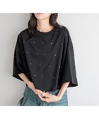 【ローリーズファーム/LOWRYS FARM】のビジューワイドTシャツ 人気、トレンドファッション・服の通販 founy(ファニー) ファッション Fashion レディースファッション WOMEN トップス・カットソー Tops/Tshirt シャツ/ブラウス Shirts/Blouses ロング / Tシャツ T-Shirts なめらか Smooth ショート Short シンプル Simple ビジュー Bijou ルーズ Loose ワイド Wide thumbnail ブラック09|ID: prp329100004095203 ipo3291000000028107116