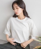 【ローリーズファーム/LOWRYS FARM】のビジューワイドTシャツ オフホワイト05|ID:prp329100004095203