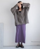 【ローリーズファーム/LOWRYS FARM】の2WAYフリンジメランジLS 人気、トレンドファッション・服の通販 founy(ファニー) ファッション Fashion レディースファッション WOMEN A/W・秋冬 Aw・Autumn/Winter・Fw・Fall-Winter おすすめ Recommend トレンド Trend フリンジ Fringe ボトム Bottom メランジ Melange リラックス Relax thumbnail グレー18|ID: prp329100004095207 ipo3291000000028568647