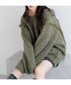 【ローリーズファーム/LOWRYS FARM】の2WAYフリンジメランジLS 人気、トレンドファッション・服の通販 founy(ファニー) ファッション Fashion レディースファッション WOMEN A/W・秋冬 Aw・Autumn/Winter・Fw・Fall-Winter おすすめ Recommend トレンド Trend フリンジ Fringe ボトム Bottom メランジ Melange リラックス Relax thumbnail グリーン78|ID: prp329100004095207 ipo3291000000028568648