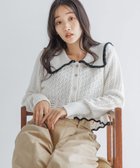 【ローリーズファーム/LOWRYS FARM】のBIGカラーレーシーニットLS 人気、トレンドファッション・服の通販 founy(ファニー) ファッション Fashion レディースファッション WOMEN トップス・カットソー Tops/Tshirt ニット Knit Tops おすすめ Recommend デニム Denim フェミニン Feminine ボックス Box thumbnail アイボリー08|ID: prp329100004095209 ipo3291000000028568579