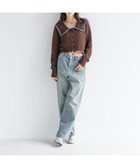 【ローリーズファーム/LOWRYS FARM】のBIGカラーレーシーニットLS 人気、トレンドファッション・服の通販 founy(ファニー) ファッション Fashion レディースファッション WOMEN トップス・カットソー Tops/Tshirt ニット Knit Tops おすすめ Recommend デニム Denim フェミニン Feminine ボックス Box thumbnail ブラウン58|ID: prp329100004095209 ipo3291000000028568581