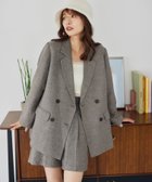 【ミスティ ウーマン/mysty woman】のアソートダブルジャケット 人気、トレンドファッション・服の通販 founy(ファニー) ファッション Fashion レディースファッション WOMEN アウター Coat Outerwear ジャケット Jackets ショート Short ジャケット Jacket スラックス Slacks セットアップ Set Up ダブル Double チェック Check ツイード Tweed マーメイド Mermaid ミドル Middle ビジネス 仕事 通勤 Business thumbnail モカ無地57|ID: prp329100004095780 ipo3291000000028530805