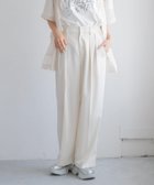 【ローリーズファーム/LOWRYS FARM】のダブルタックワイドパンツ 人気、トレンドファッション・服の通販 founy(ファニー) ファッション Fashion レディースファッション WOMEN パンツ Pants おすすめ Recommend クロップド Cropped シンプル Simple センター Center フロント Front エレガント 上品 Elegant thumbnail アイボリー08|ID: prp329100004095834 ipo3291000000028214083