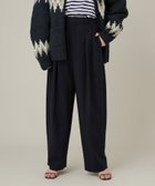 【カレンソロジー/Curensology】のダブルクロスツータックパンツ 人気、トレンドファッション・服の通販 founy(ファニー) ファッション Fashion レディースファッション WOMEN パンツ Pants エレガント 上品 Elegant ストレッチ Stretch thumbnail ネイビー88|ID: prp329100004095936 ipo3291000000028830879