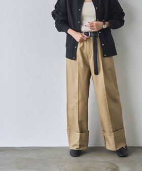 【コーエン/COEN】のロールアップチノワイドパンツ 人気、トレンドファッション・服の通販 founy(ファニー) ファッション Fashion レディースファッション WOMEN パンツ Pants ギャザー Gather スタイリッシュ Stylish センター Center トレンド Trend バランス Balance フェイク Fake フロント Front ポケット Pocket ロールアップ Roll Up ワイド Wide おすすめ Recommend |ID:prp329100004095972