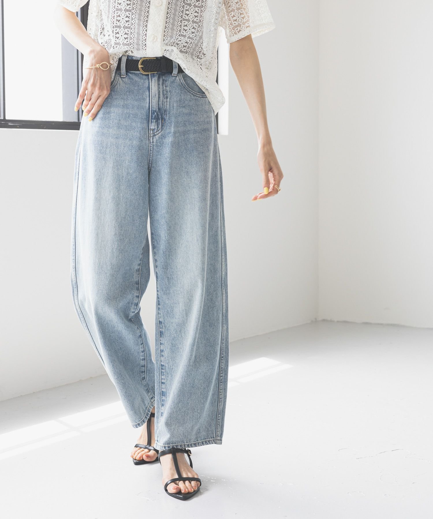 【グローバルワーク/GLOBAL WORK】のGOODデニムバギーパンツ/118365 人気、トレンドファッション・服の通販 founy(ファニー) 　ファッション　Fashion　レディースファッション　Ladies' Fashion Online　パンツ　Pants　デニム　Denim　トレンド　Trend　バランス　Balance　リアル　Real　ルーズ　Loose　 other-1|ID: prp329100004096017 ipo3291000000032139967