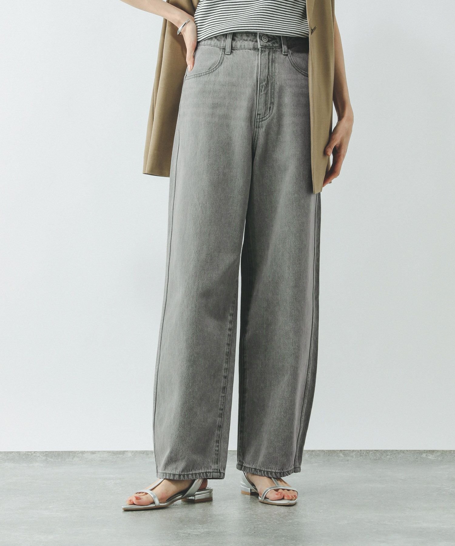 【グローバルワーク/GLOBAL WORK】のGOODデニムバギーパンツ/118365 インテリア・キッズ・メンズ・レディースファッション・服の通販 founy(ファニー) 　ファッション　Fashion　レディースファッション　Fashion for Women　パンツ　Pants & Trousers　デニム　Denim, Jeans Material　トレンド　Trend, Trending Now　バランス　Balance, Style Balance　リアル　Real, Realistic　ルーズ　Loose, Oversized　グレーデニム18|ID: prp329100004096017 ipo3291000000032740748