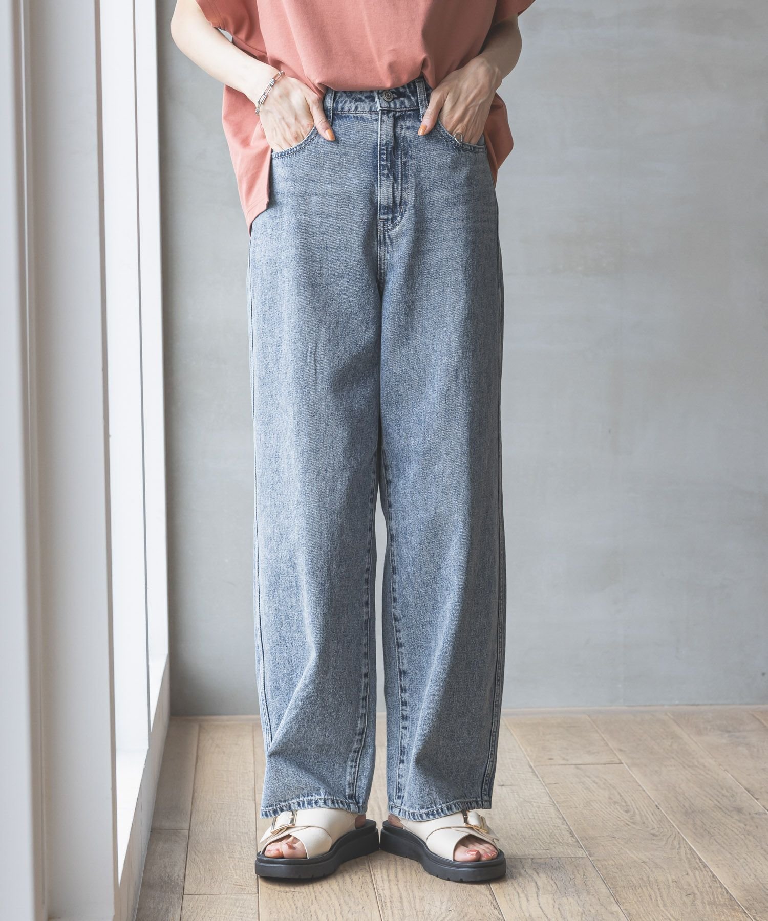 【グローバルワーク/GLOBAL WORK】のGOODデニムバギーパンツ/118365 インテリア・キッズ・メンズ・レディースファッション・服の通販 founy(ファニー) 　ファッション　Fashion　レディースファッション　Fashion for Women　パンツ　Pants & Trousers　デニム　Denim, Jeans Material　トレンド　Trend, Trending Now　バランス　Balance, Style Balance　リアル　Real, Realistic　ルーズ　Loose, Oversized　ブルーデニム83|ID: prp329100004096017 ipo3291000000032740751