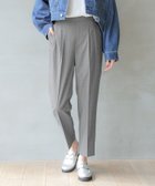 【グローバルワーク/GLOBAL WORK】のウツクシルエットテーパードパンツ/114976 人気、トレンドファッション・服の通販 founy(ファニー) ファッション Fashion レディースファッション WOMEN パンツ Pants カットソー Cut And Sew ジップ Zip ジャケット Jacket ストレッチ Stretch スニーカー Sneakers センター Center 人気 Popularity フラット Flat フロント Front ポケット Pocket リラックス Relax エレガント 上品 Elegant thumbnail グレーヘリンボン10|ID: prp329100004096064 ipo3291000000028176516