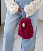 【スピック&スパン/Spick & Span】のJAMIRAY / ジャミレイ VELVET EGG D/S PURSE 242-270506 人気、トレンドファッション・服の通販 founy(ファニー) ファッション Fashion レディースファッション WOMEN アクセサリー Accessories 巾着 Purse シンプル Simple ジャケット Jacket ブローチ Brooch ベロア Velor モダン Modern おすすめ Recommend エレガント 上品 Elegant ギフト プレゼント Gift Present thumbnail ピンク|ID: prp329100004096146 ipo3291000000028279339