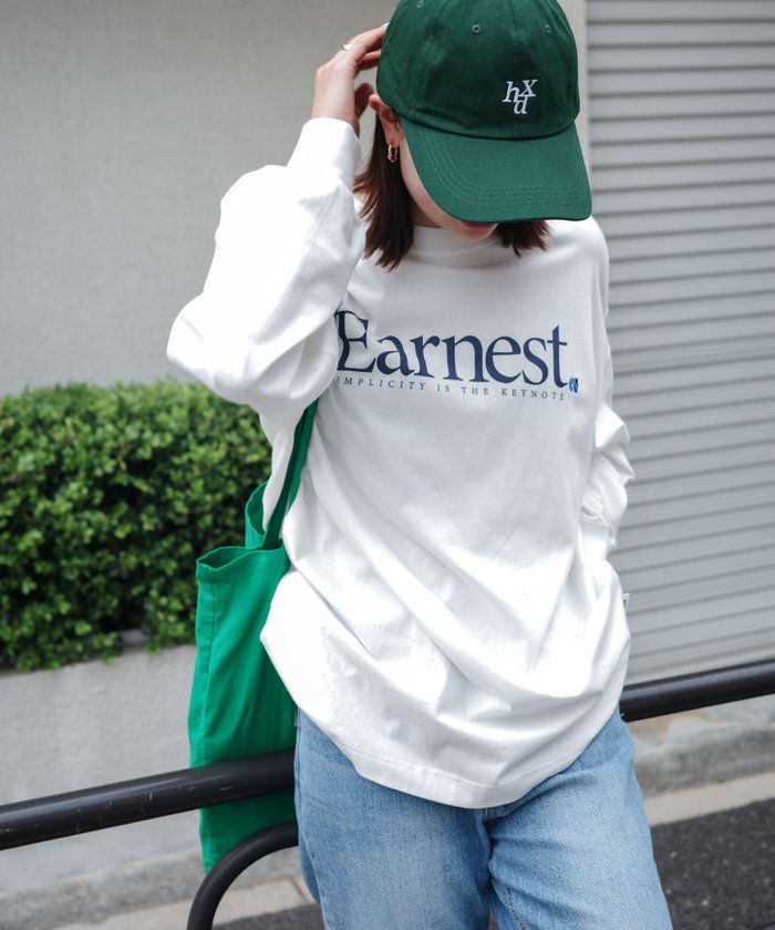 【その他のブランド/Other】のEarnest ロゴ プリント 長袖 Tシャツ ANME アンメ インテリア・キッズ・メンズ・レディースファッション・服の通販 founy(ファニー) https://founy.com/ ファッション Fashion レディースファッション WOMEN トップス・カットソー Tops/Tshirt シャツ/ブラウス Shirts/Blouses ロング / Tシャツ T-Shirts プリント Print ワンポイント One Point 別注 Special Order 長袖 Long Sleeve |ID: prp329100004096505 ipo3291000000028901336