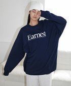 【その他のブランド/Other】のEarnest ロゴ プリント 長袖 Tシャツ ANME アンメ ネイビー|ID: prp329100004096505 ipo3291000000028901346