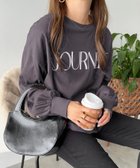 【その他のブランド/Other】のフロッキー ロゴプリント ボリューム袖 長袖Tシャツ スミクロ|ID: prp329100004096560 ipo3291000000028844480