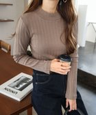 【その他のブランド/Other】のコットン 長袖 ワイドリブ モックネック Tシャツ 人気、トレンドファッション・服の通販 founy(ファニー) ファッション Fashion レディースファッション WOMEN トップス・カットソー Tops/Tshirt シャツ/ブラウス Shirts/Blouses ロング / Tシャツ T-Shirts インナー Inner コンパクト Compact サロペ Salope モックネック Mock Neck ワイドリブ Wide Rib 人気 Popularity 長袖 Long Sleeve thumbnail ブラウン|ID: prp329100004096571 ipo3291000000028792380