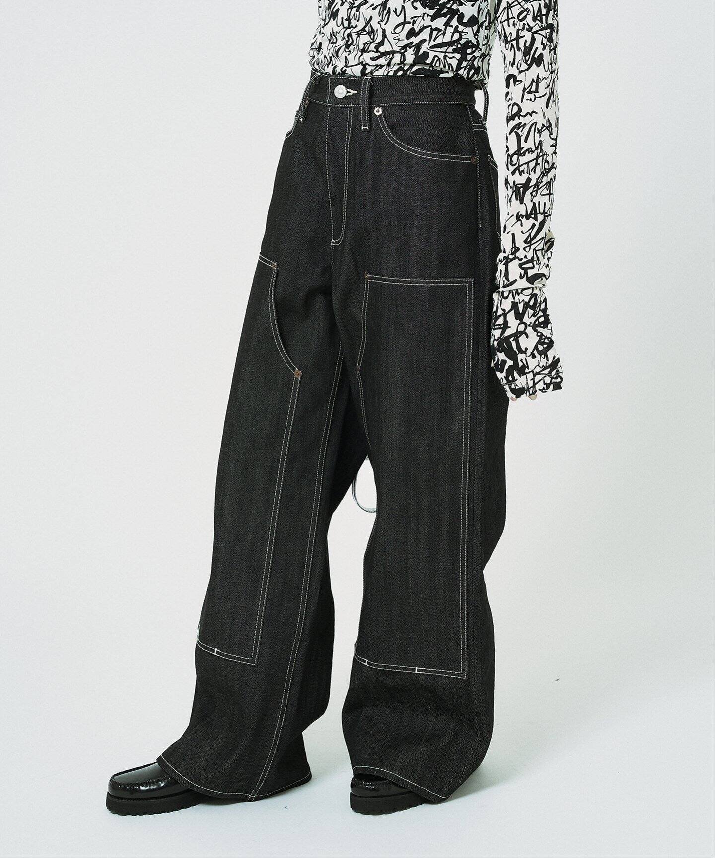 【スピック&スパン/Spick & Span】のSELVAGE Double Knee DENIM デニムパンツ 人気、トレンドファッション・服の通販 founy(ファニー) 　ファッション　Fashion　レディースファッション　WOMEN　パンツ　Pants　デニムパンツ　Denim Pants　クール　Cool　セットアップ　Set Up　デニム　Denim　トレンド　Trend　ドレス　Dress　フォーマル　Formal　ワーク　Work　 other-1|ID: prp329100004097482 ipo3291000000028476452