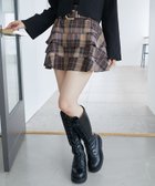 【マジェスティック レゴン/MAJESTIC LEGON】の太ベルトフリルミニスカート 人気、トレンドファッション・服の通販 founy(ファニー) ファッション Fashion レディースファッション WOMEN スカート Skirt ミニスカート Mini Skirts ベルト Belts フリル Frills 今季 This Season 楽ちん Easy thumbnail モカ柄|ID: prp329100004097672 ipo3291000000028571413